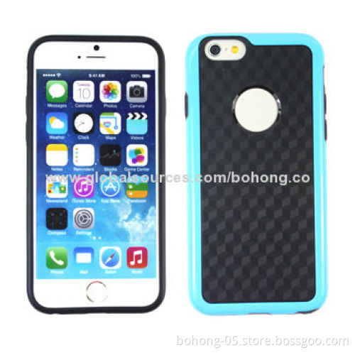 Solid grain TPU + PC case for iPhone 6